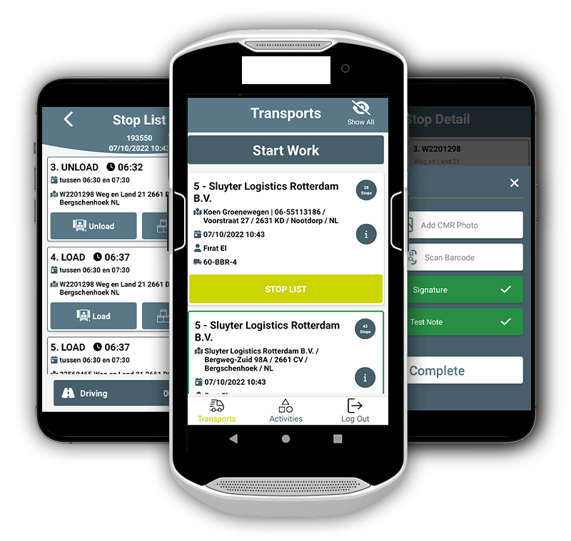Driver Load Delivery Tracking App